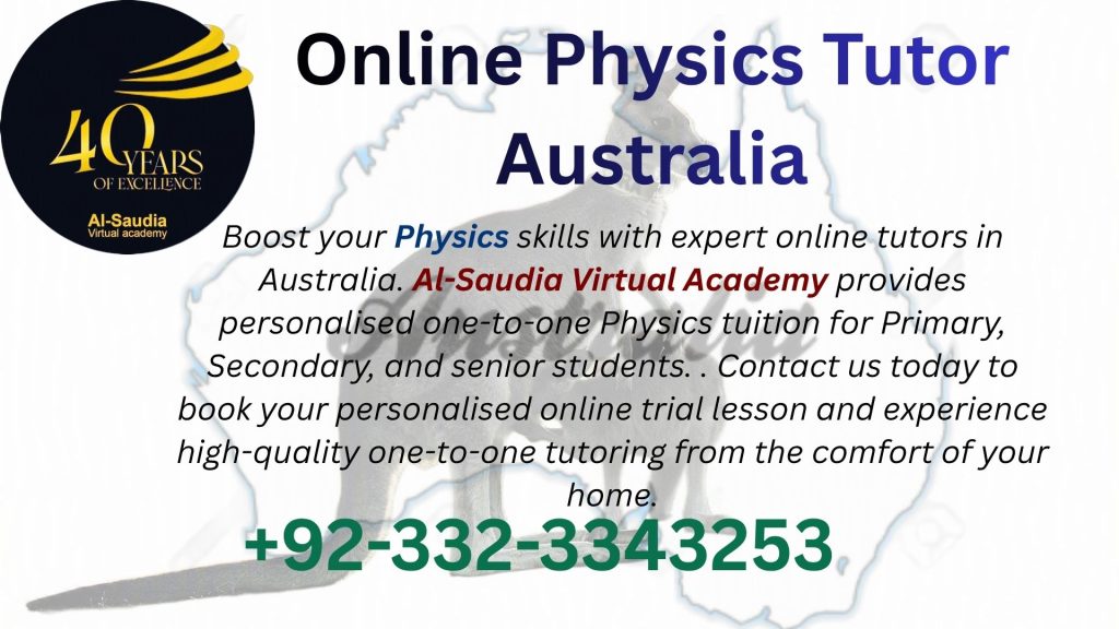 Online Physics Tutor Australia