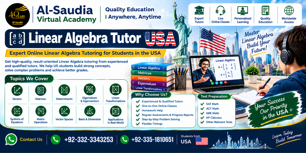 Linear Algebra Tutor USA